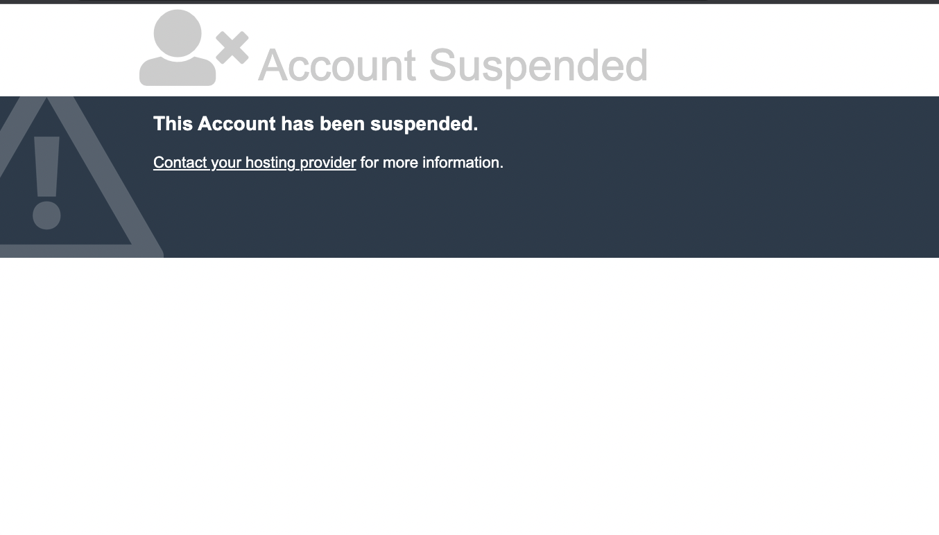 Suspended